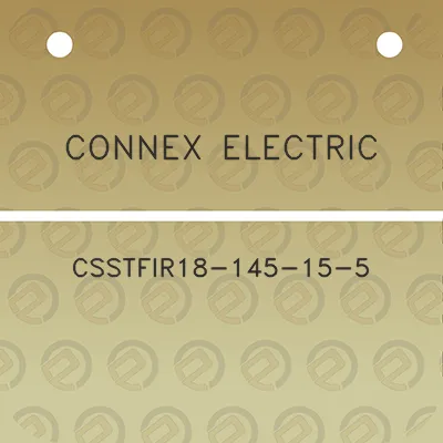 connex-electric-csstfir18-145-15-5