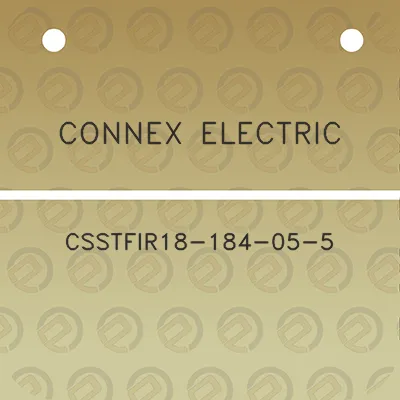 connex-electric-csstfir18-184-05-5