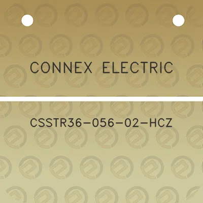 connex-electric-csstr36-056-02-hcz