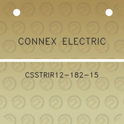 connex-electric-csstrir12-182-15