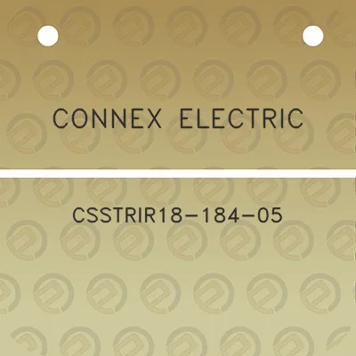 connex-electric-csstrir18-184-05