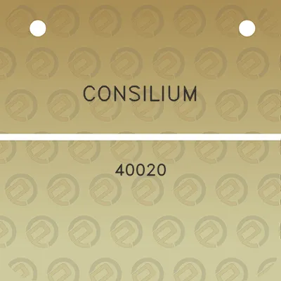 consilium-40020