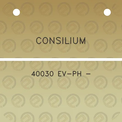 consilium-40030-ev-ph