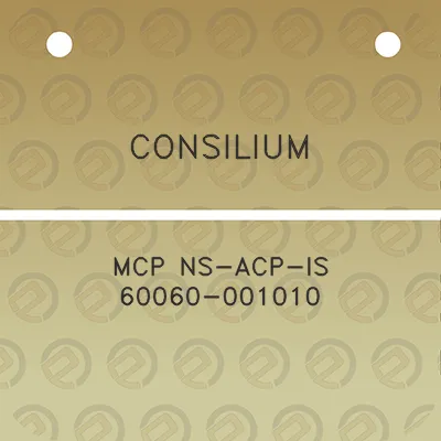 consilium-mcp-ns-acp-is-60060-001010