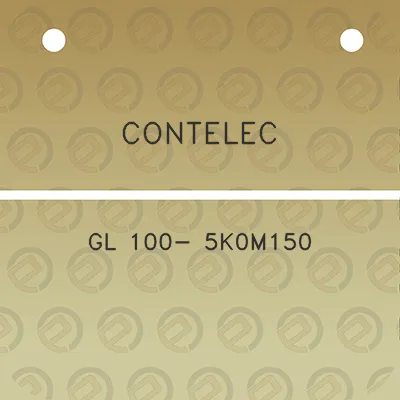 contelec-gl-100-5k0m150