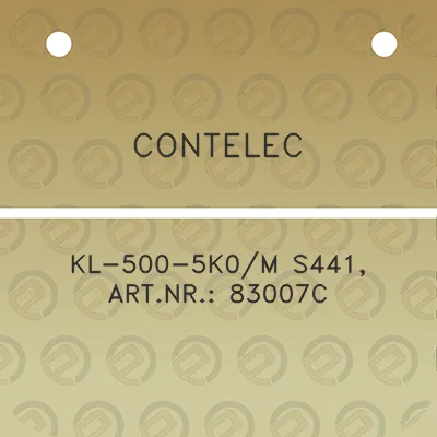 contelec-kl-500-5k0m-s441-artnr-83007c