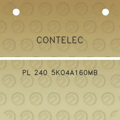 contelec-pl-240-5ko4a160mb