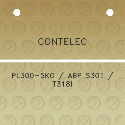 contelec-pl300-5ko-abp-s301-t318i