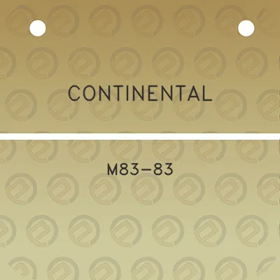 continental-m83-83