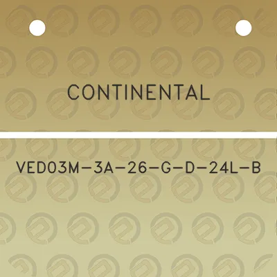 continental-ved03m-3a-26-g-d-24l-b