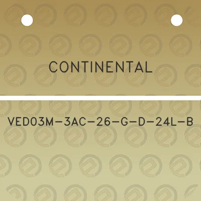 continental-ved03m-3ac-26-g-d-24l-b