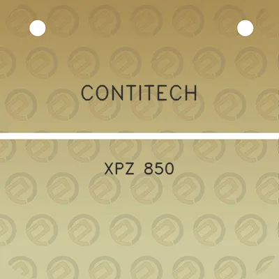 contitech-xpz-850