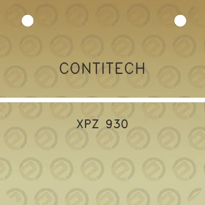 contitech-xpz-930