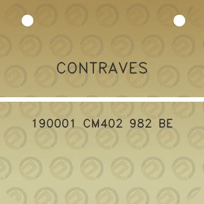 contraves-190001-cm402-982-be