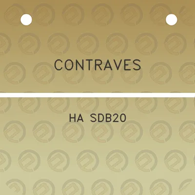 contraves-ha-sdb20