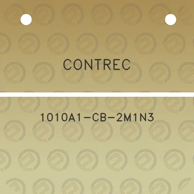 contrec-1010a1-cb-2m1n3