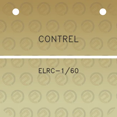 contrel-elrc-160