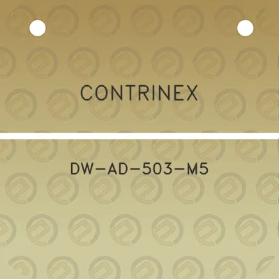 contrinex-dw-ad-503-m5