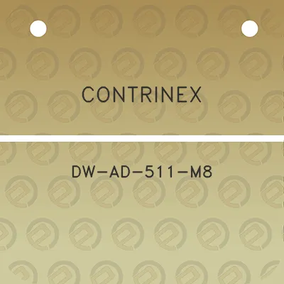 contrinex-dw-ad-511-m8