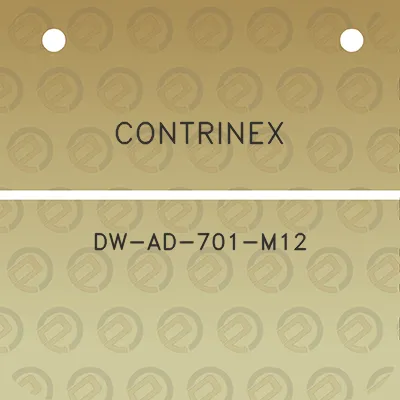 contrinex-dw-ad-701-m12