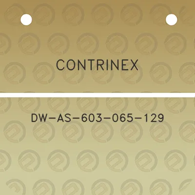 contrinex-dw-as-603-065-129