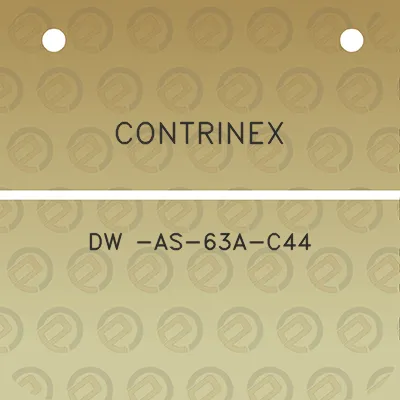 contrinex-dw-as-63a-c44