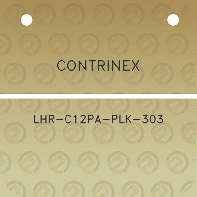 contrinex-lhr-c12pa-plk-303