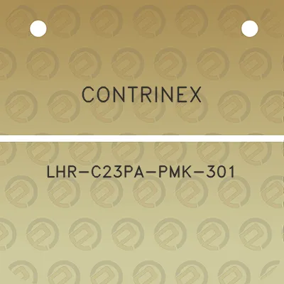 contrinex-lhr-c23pa-pmk-301