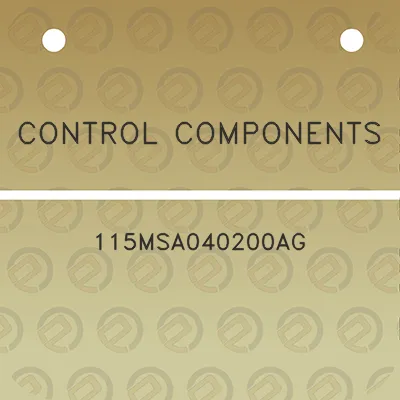 control-components-115msa040200ag