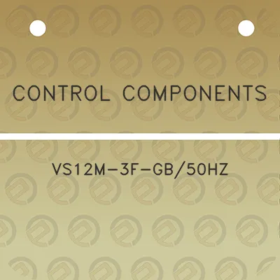 control-components-vs12m-3f-gb50hz