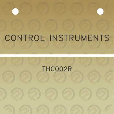 control-instruments-thc002r