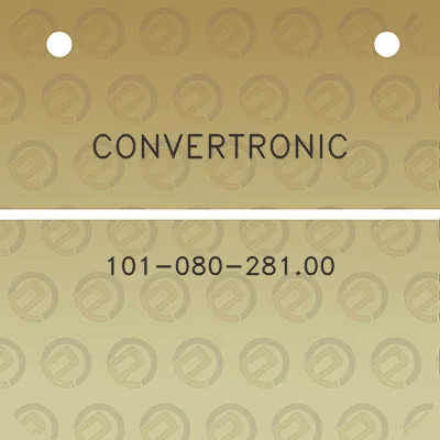 convertronic-101-080-28100