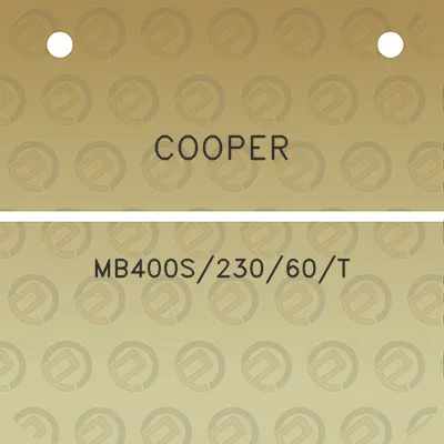 cooper-mb400s23060t