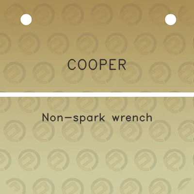 cooper-non-spark-wrench