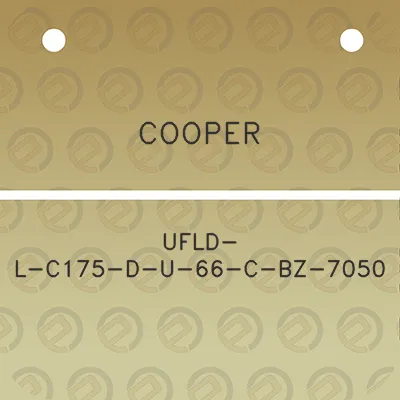 cooper-ufld-l-c175-d-u-66-c-bz-7050