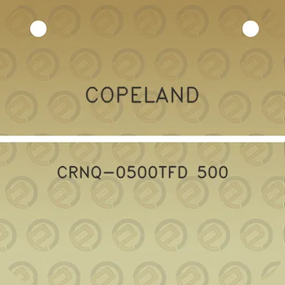 copeland-crnq-0500tfd-500