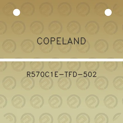 copeland-r570c1e-tfd-502