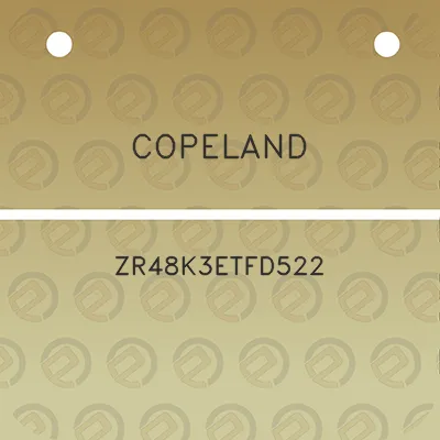 copeland-zr48k3etfd522