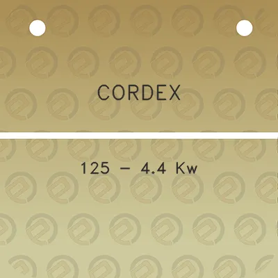 cordex-125-44-kw