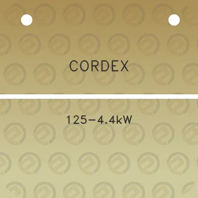 cordex-125-44kw