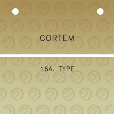 cortem-16a-type