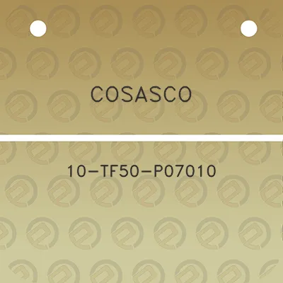 cosasco-10-tf50-p07010