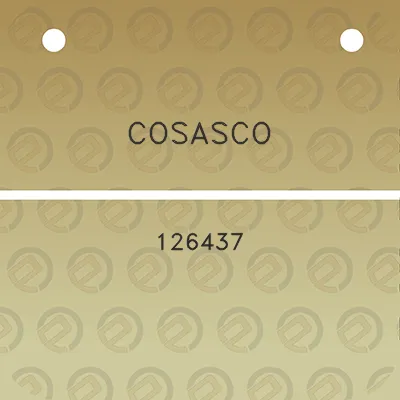 cosasco-126437