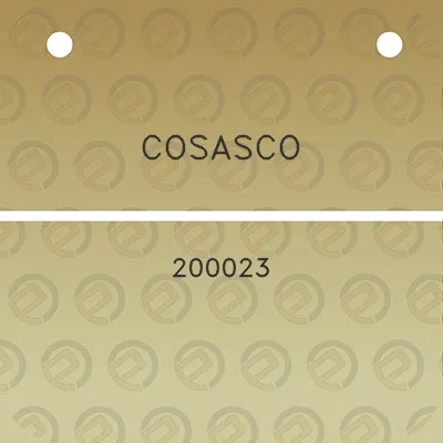 cosasco-200023