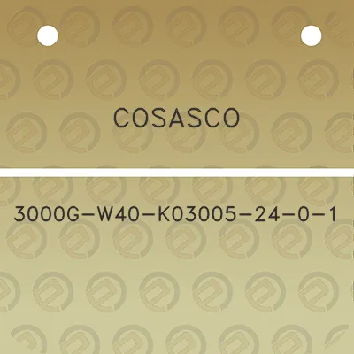 cosasco-3000g-w40-k03005-24-0-1