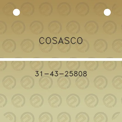 cosasco-31-43-25808