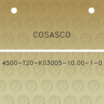 cosasco-4500-t20-k03005-1000-1-0