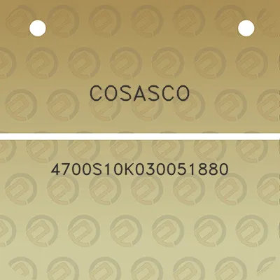 cosasco-4700s10k030051880