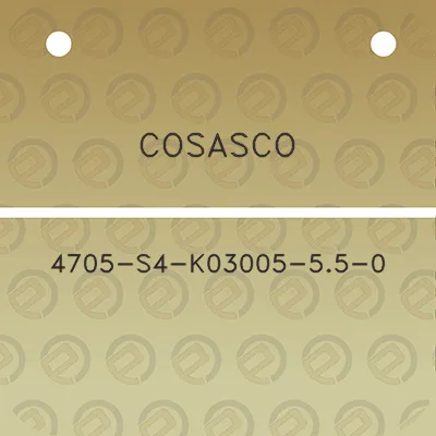 cosasco-4705-s4-k03005-55-0