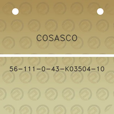 cosasco-56-111-0-43-k03504-10